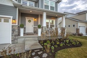 Picture of a house with polymer insulated siding.